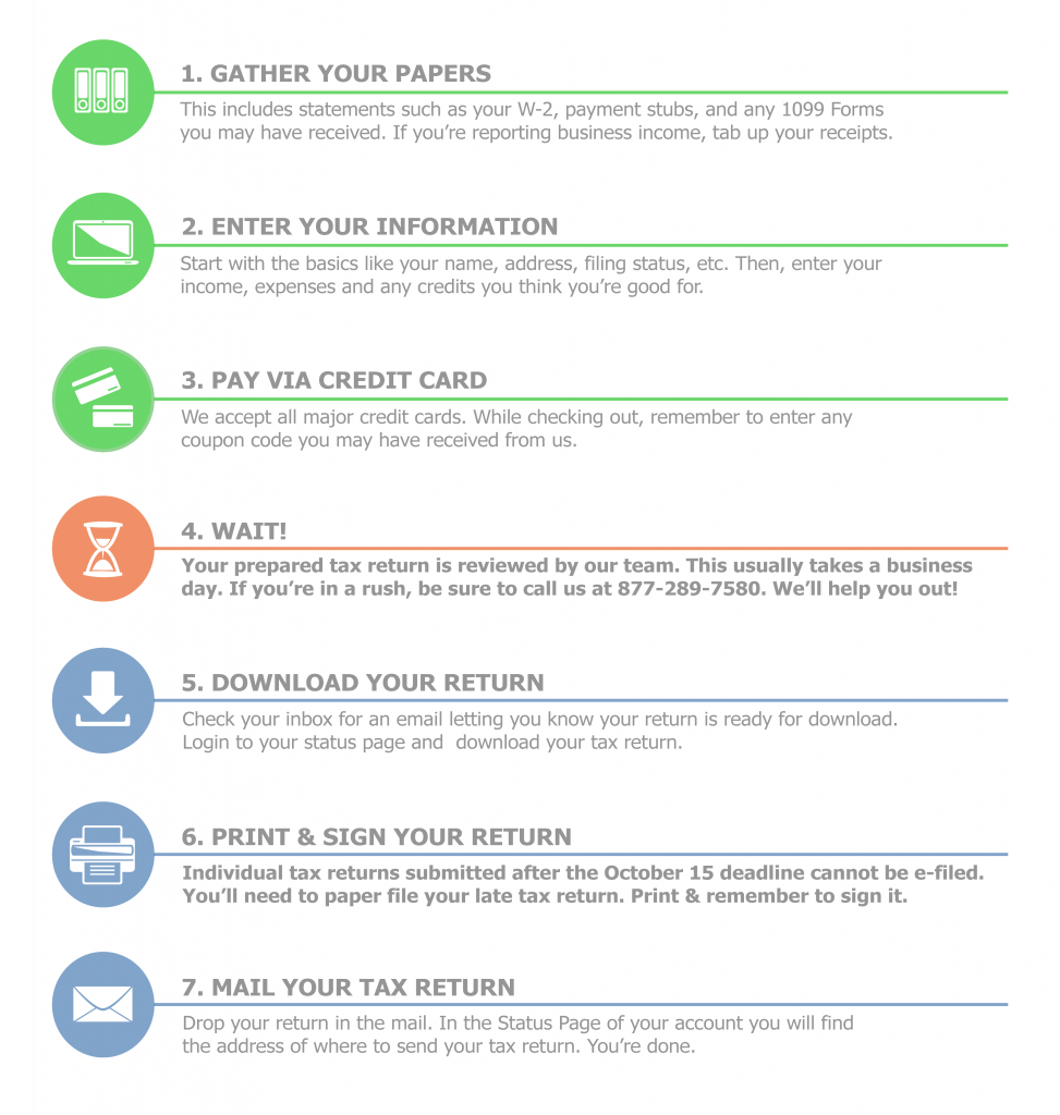 7 Steps To File 2011 Taxes